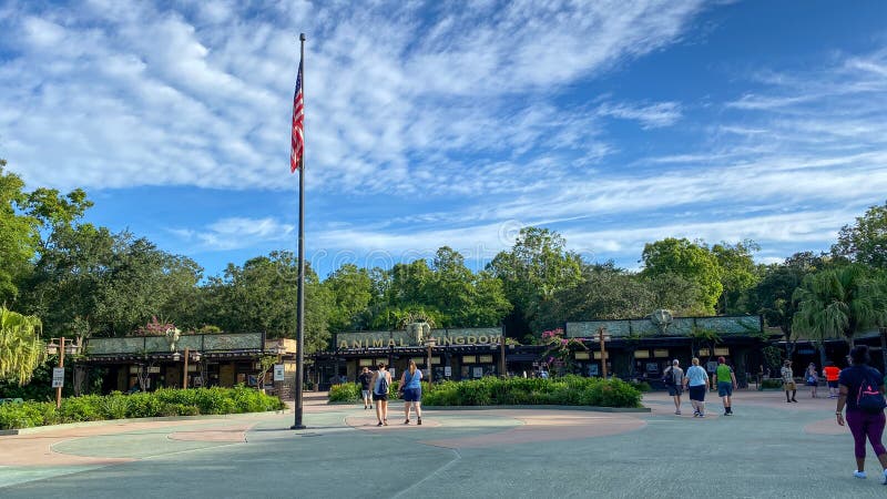 The Entrance To Animal Kingdom at Walt Disney World in Orlando, Florida ...