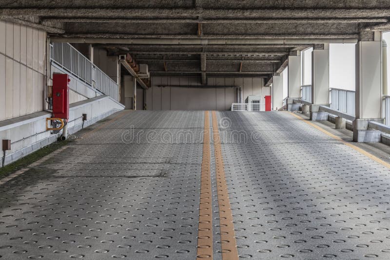 The Entrance To the Parking Lot Stock Image Image of entrance, city