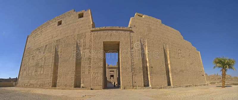 Entrance to the temple of Medinat Habu