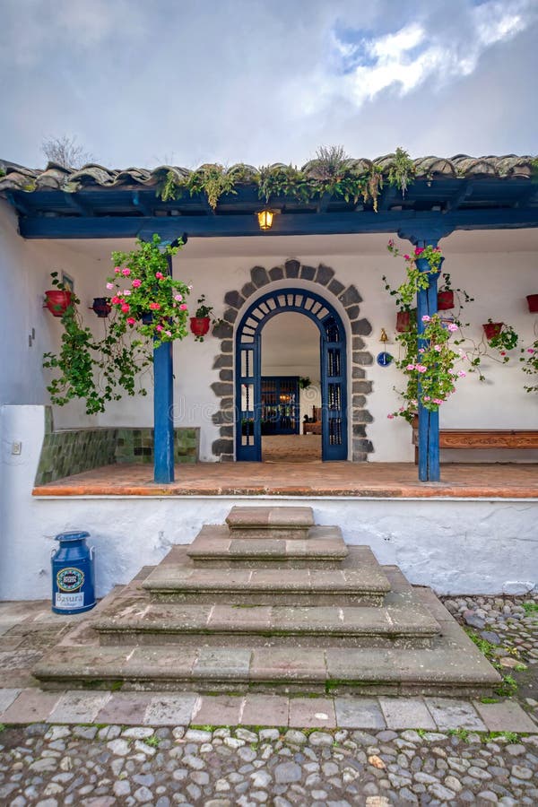 Entrance way of an old hacienda in Ecuador