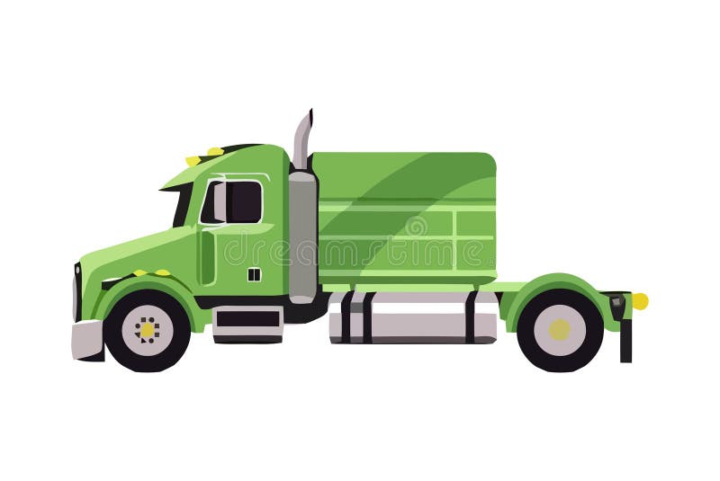 caminhão trator no trabalho ilustração vetorial de desenho animado 5691184  Vetor no Vecteezy