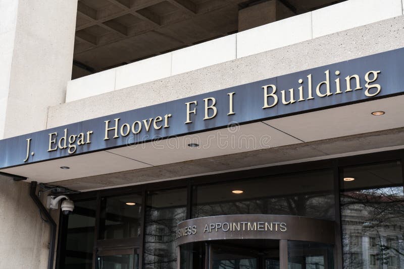 Entrée au bâtiment de FBI dans le Washington DC photos libres de droits Entrée au bâtiment de FBI dans le Washington DC photos libres de droits
