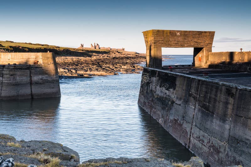 Entrée de port de Craster images libres de droits Entrée de port de Craster images libres de droits