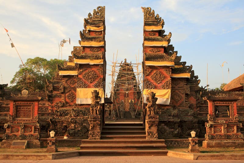 Entrée de temple de Bali photo stock Entrée de temple de Bali photo stock