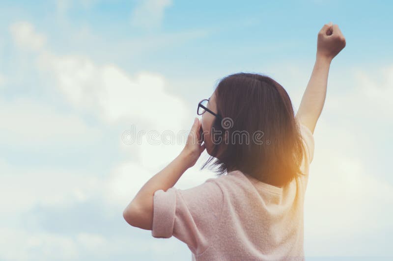 Entspannung, Hapiness, Konzept des frühen Morgens stockfotografie Entspannung, Hapiness, Konzept des frühen Morgens stockfotografie