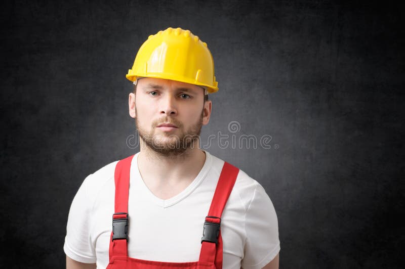 Enttäuschter Bauarbeiter lizenzfreies stockfoto Enttäuschter Bauarbeiter lizenzfreies stockfoto