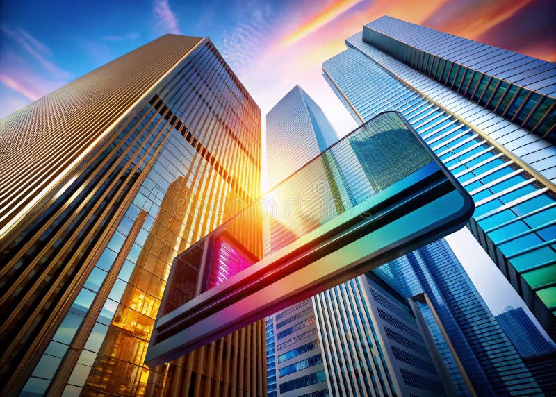 Entwerfen Sie Ihre perfekte Debitkarte mit atemberaubenden architektonischen Hintergründen für moderne personalisierte Finanzkarte lizenzfreie abbildung