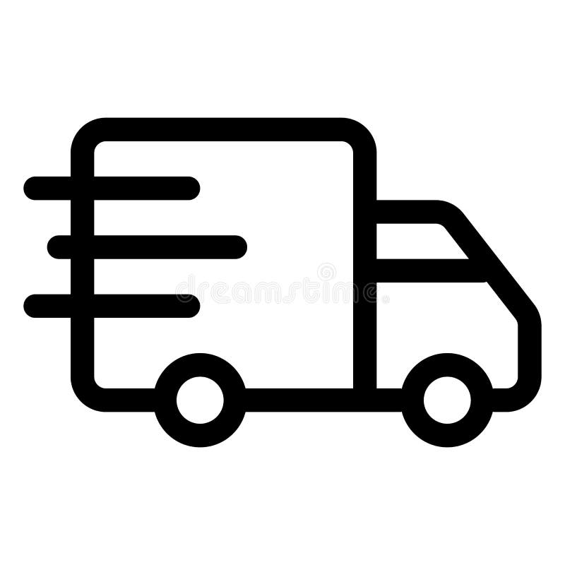 Envío De Entrega O Icono De Transporte. Símbolo De Entrega Rápida Ilustración del Vector - Ilustración de muestra, vector: 207683561