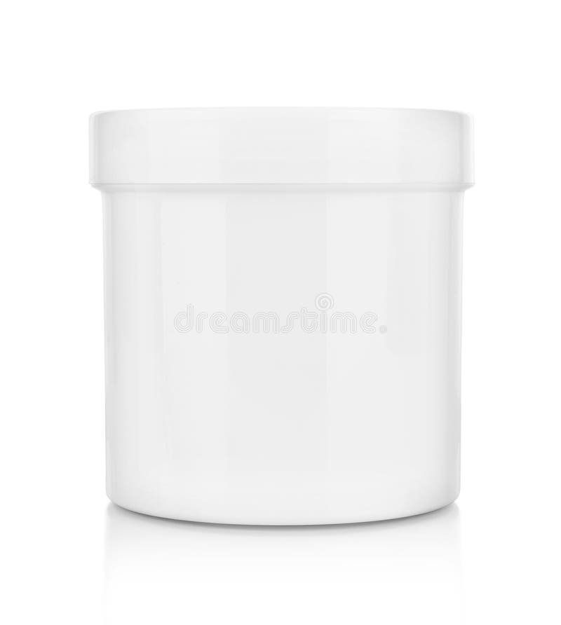 Envase médico plástico blanco para las píldoras aisladas imagen de archivo libre de regalías Envase médico plástico blanco para las píldoras aisladas imagen de archivo libre de regalías