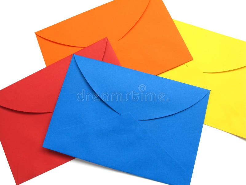 Envelope colorido 3 foto de stock. Imagem de correio 2683486