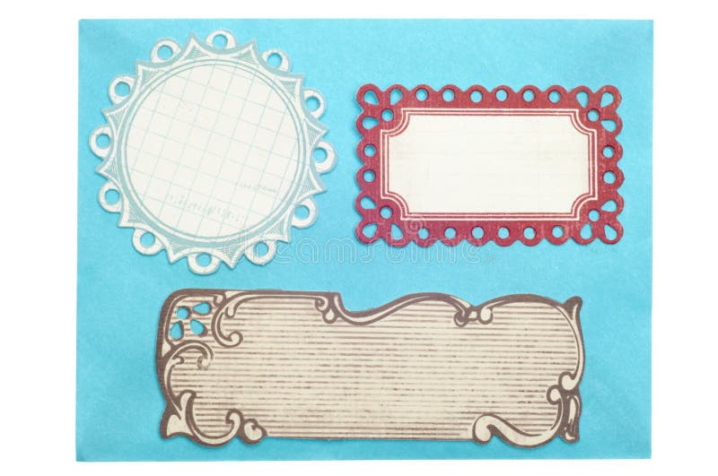 Envelope with Ornate Labels