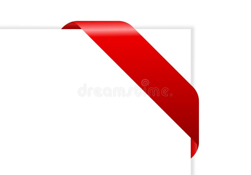 Envelope with red ribbon