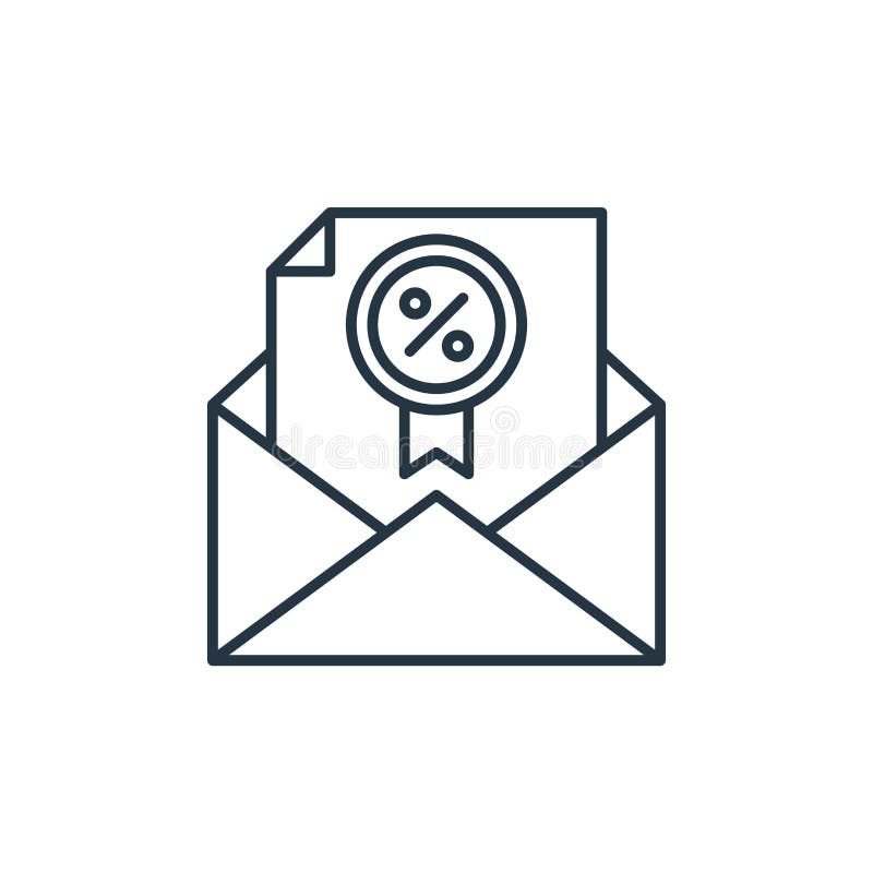 Envelope Vector Icon. Envelope Editable Stroke. Envelope Linear Symbol