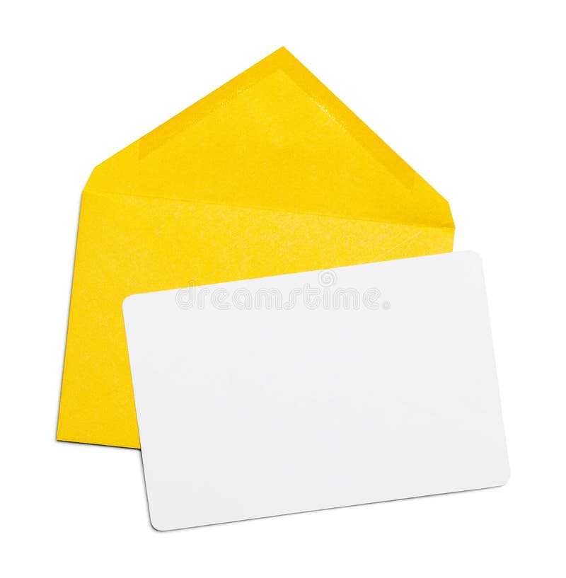 Envelopes Yellow and Card stock image. Image of copy 98047705