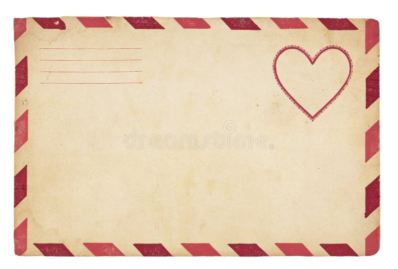 Enveloppe de Valentine de cru