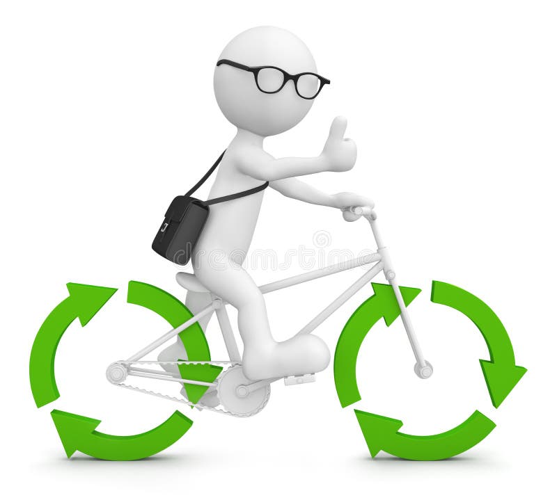 Environmental Friendly Recycle Arrow Green Concept stock illustration