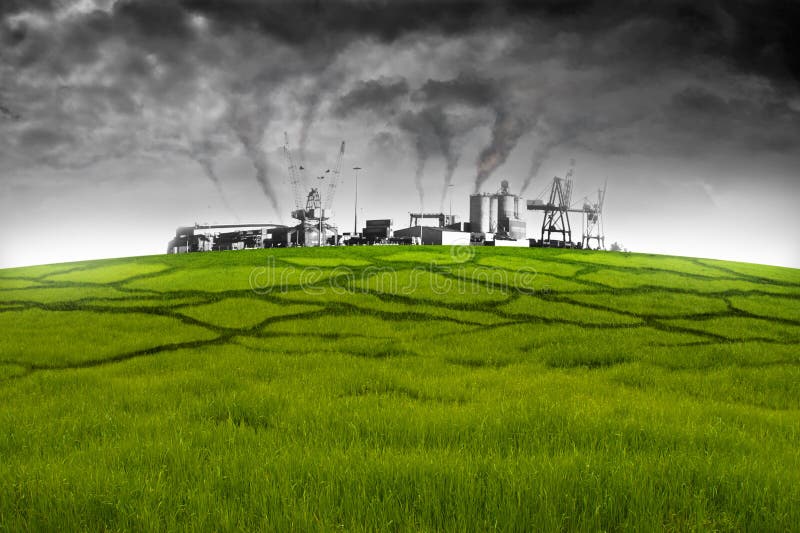 Environmental pollution royalty free stock photography Environmental pollution royalty free stock photography