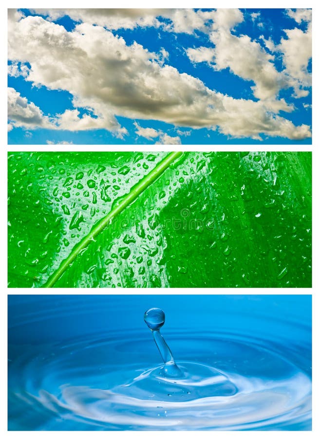 Environmental theme abstract background