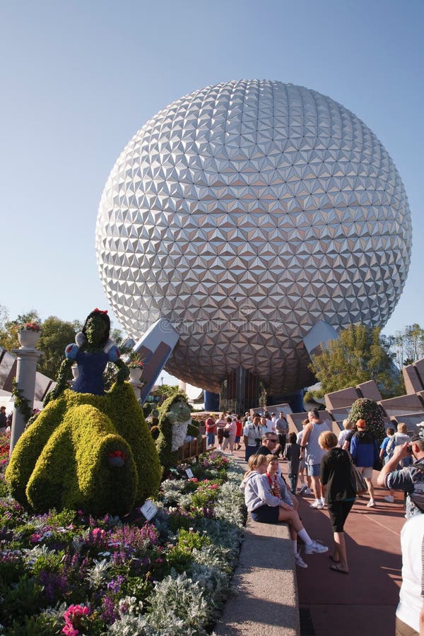 Epcot statku kosmicznego ziemia zdjęcia royalty free Epcot statku kosmicznego ziemia zdjęcia royalty free