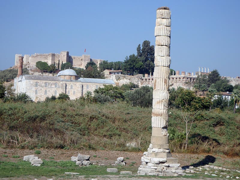 Ephesus Temple of Artemis, Selcuk, Izmir - Turkey. Ephesus Temple of Artemis, Selcuk, Izmir - Turkey