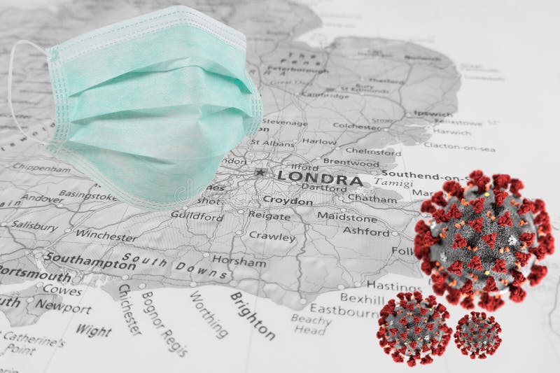 Epidemic Conditions Over UK Area Stock Photo Image of britain