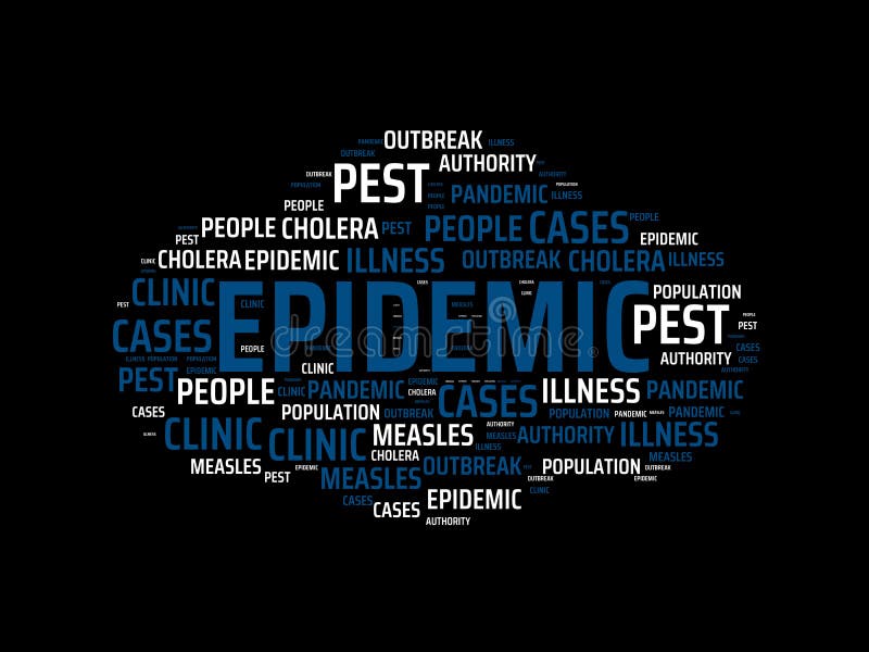 - EPIDEMIC - image with words associated with the topic EPIDEMIC, word cloud, cube, letter, image, illustration. - EPIDEMIC - image with words associated with the topic EPIDEMIC, word cloud, cube, letter, image, illustration