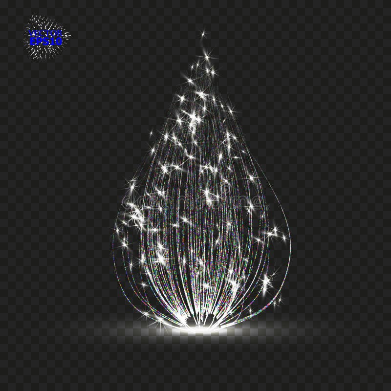 Array with dynamic particles. 3d futuristic technology style. Abstract background. Vector illustration.