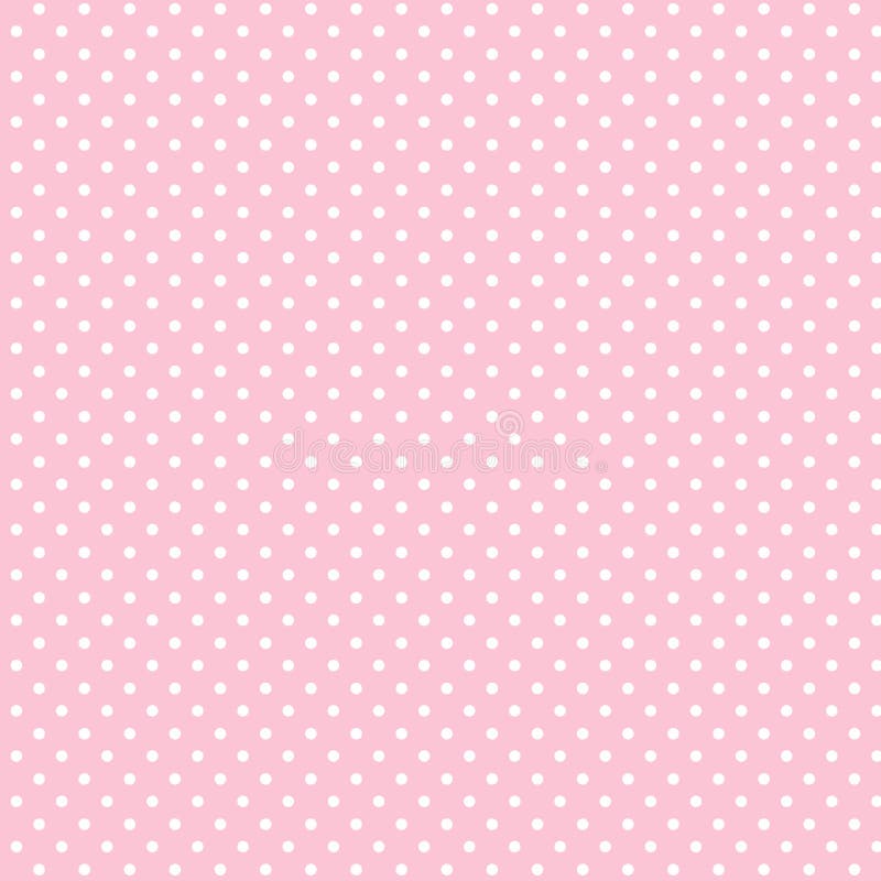 Seamless pattern of small white polka dots on a pastel pink background for arts, crafts, fabrics, decorating, albums and scrap books. EPS &#x28;vector&#x29; file has a pattern swatch that will seamlessly fill any shape. Seamless pattern of small white polka dots on a pastel pink background for arts, crafts, fabrics, decorating, albums and scrap books. EPS &#x28;vector&#x29; file has a pattern swatch that will seamlessly fill any shape.
