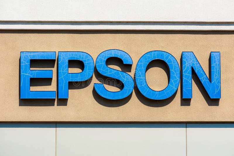 epson logo silicon valley office seiko corporation japanese electronics company manufacturing computer printers 198084138