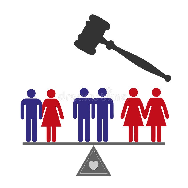 Equal Rights Stock Vector Illustration Of Equality Justice 43398495