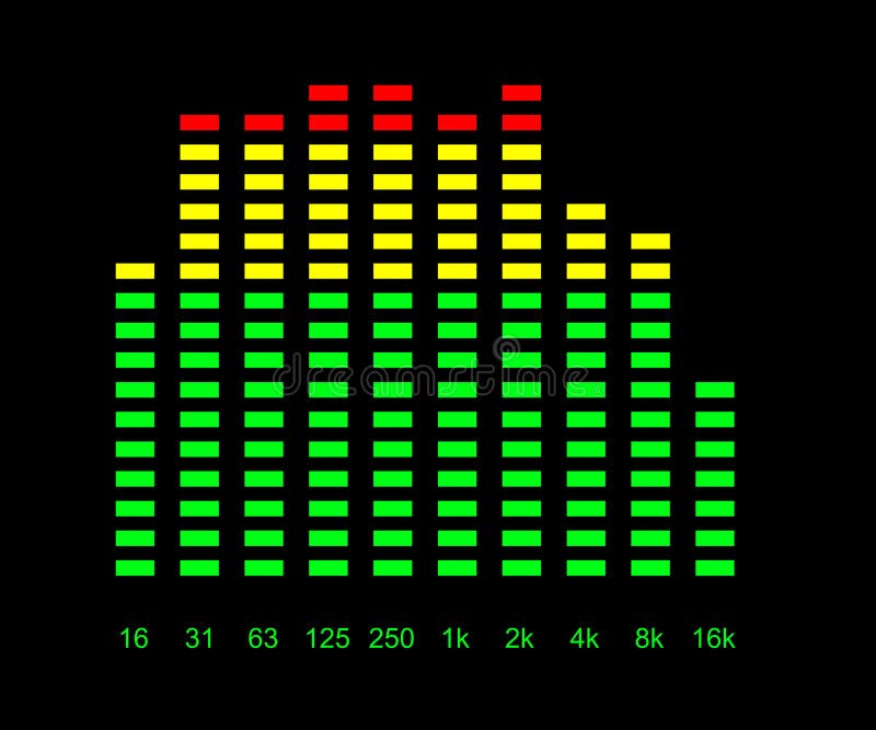 Volume Equalizer music stock vector. Illustration of audio 2225819
