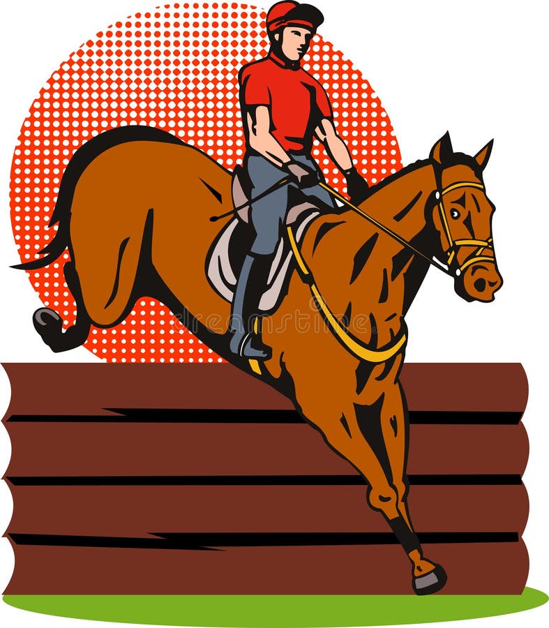 Equestrian and horse jumping