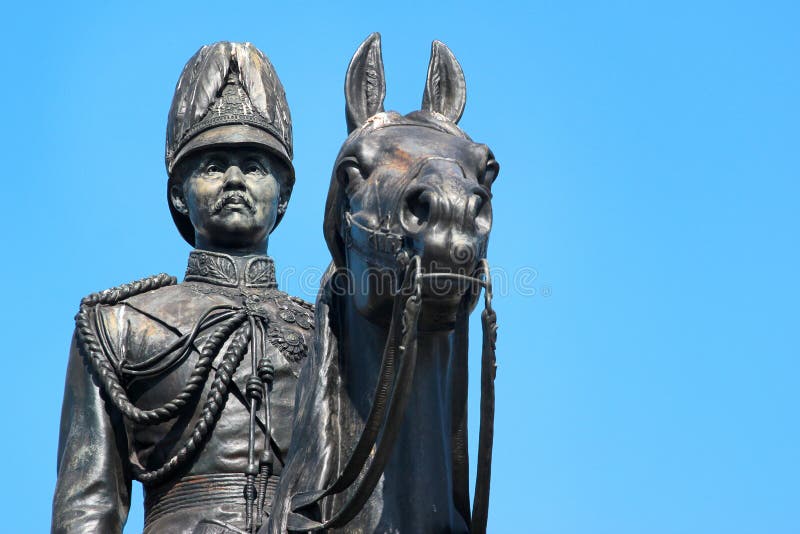 Equestrian Statue of King Chulalongkorn Rama V at the Center of the Royal  Plaza in Bangkok, Capital of Thailand Editorial Image - Image of king,  chulalongkorn: 167686925