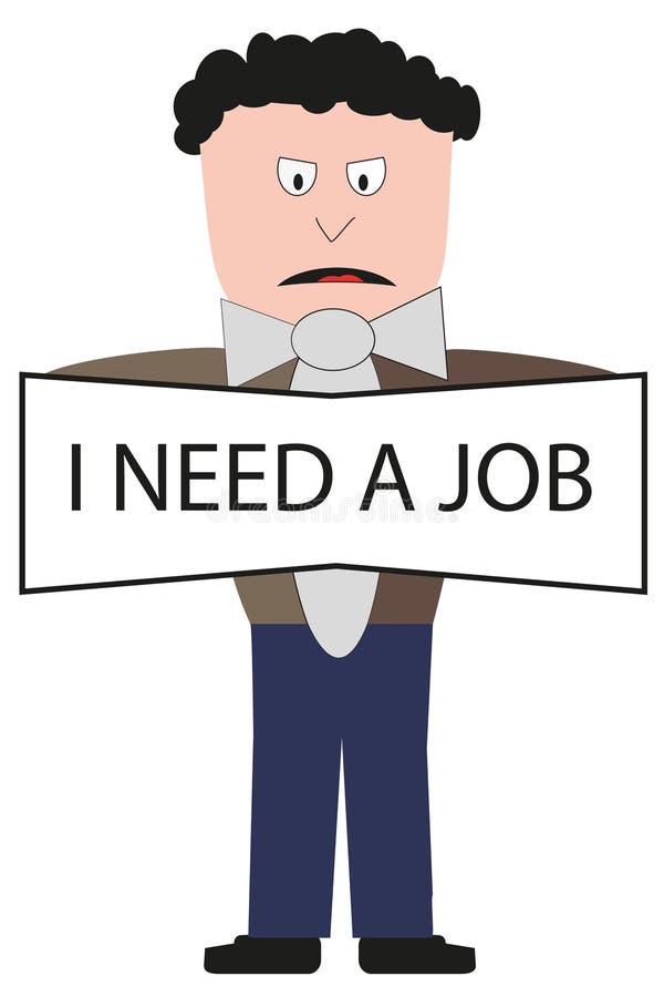 Equipaggi il ricerca del job royalty illustrazione gratis Equipaggi il ricerca del job royalty illustrazione gratis
