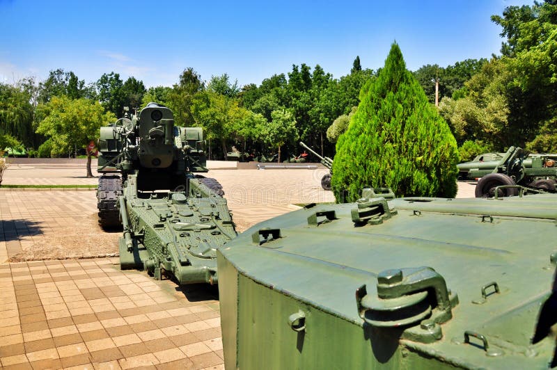Equipamento das forças armadas do russo fotografia de stock