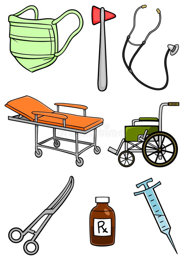 Ferramentas médicas ilustração do vetor. Ilustração de medicina - 14696914
