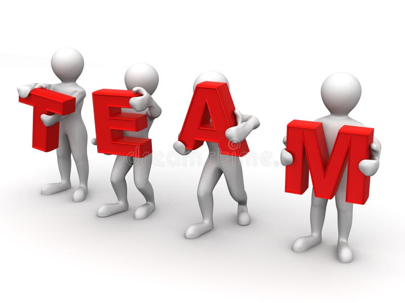 Equipa ilustração do vetor