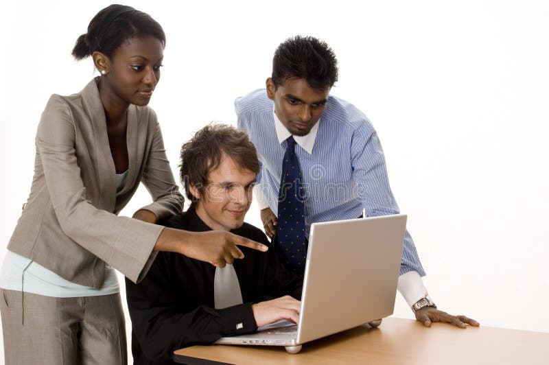 Equipe da tecnologia imagem de stock Equipe da tecnologia imagem de stock