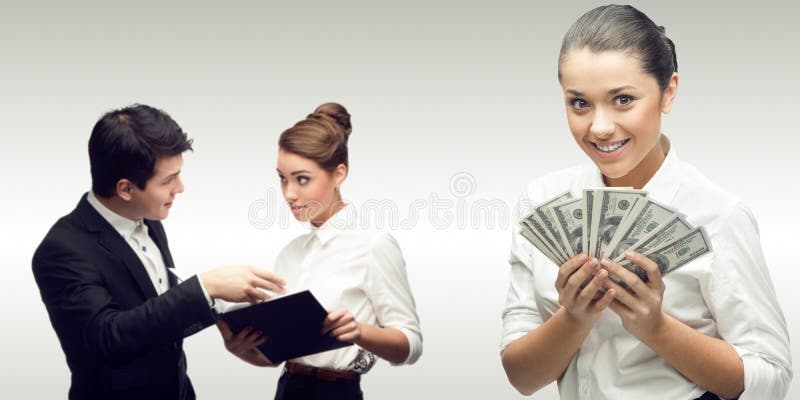 Equipe de executivos bem sucedidos novos foto de stock royalty free Equipe de executivos bem sucedidos novos foto de stock royalty free