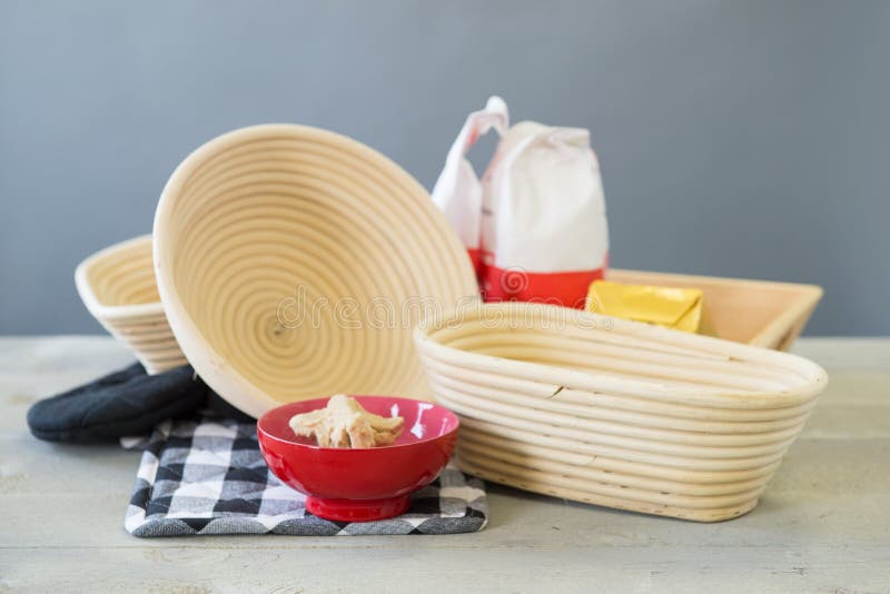 Equipment for baking bread stock photo. Image of flour 51001988