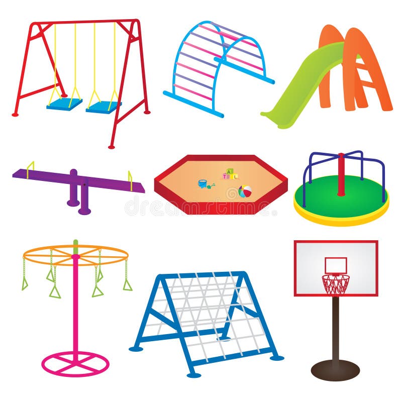 Equipment in Children Playground