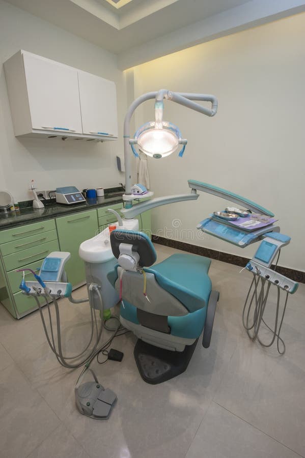 Equipment in a Dentist Surgery Stock Image Image of drawers, tile