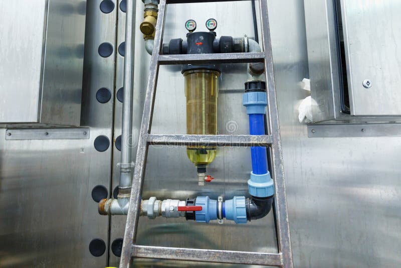 Equipment in the plant. royalty free stock images