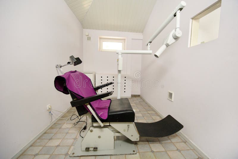 Equipment in X-rays cabinet at the hospital stock photography