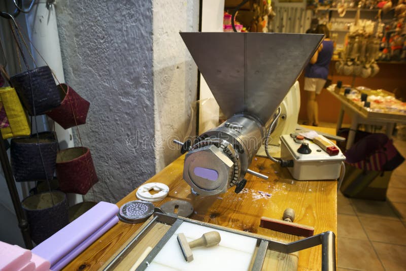 Equipment for Soap Production in Shop. Stock Image Image of colorful