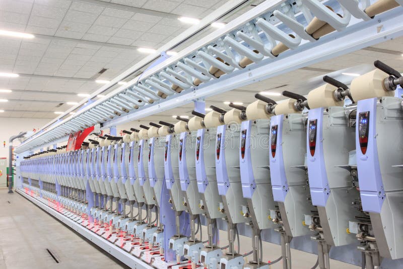 Equipment for Spinning Stock Image Image of line