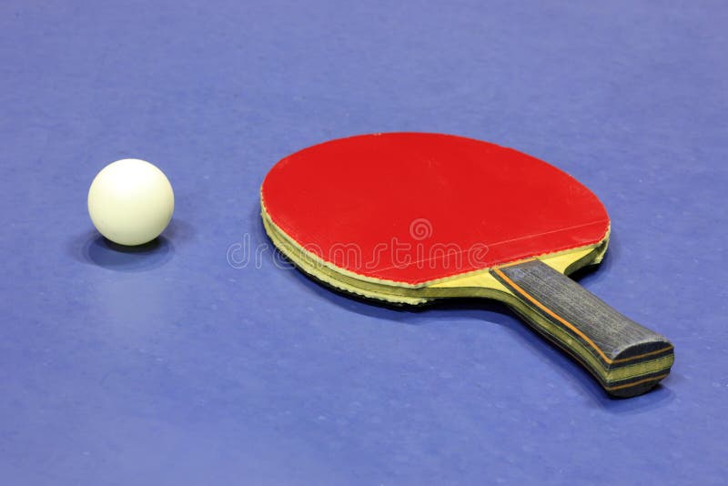 Equipment for table tennis stock photo. Image of reflection 18416044