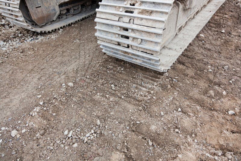 Trackhoe Machine stock photo. Image of dirt, diesel 30071362