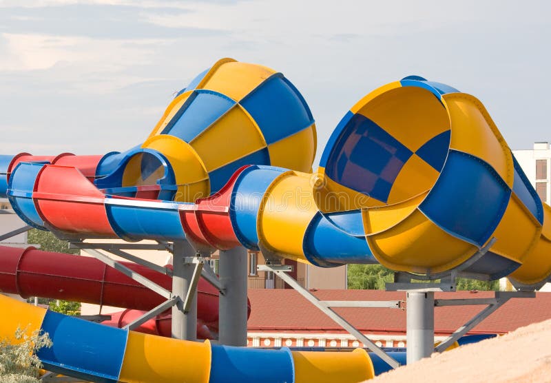 Equipment in the Water Park Stock Photo Image of enjoyment, play