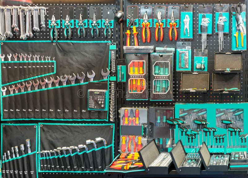Equipo De Taller Profesional, Herramientas Especiales Foto de archivo